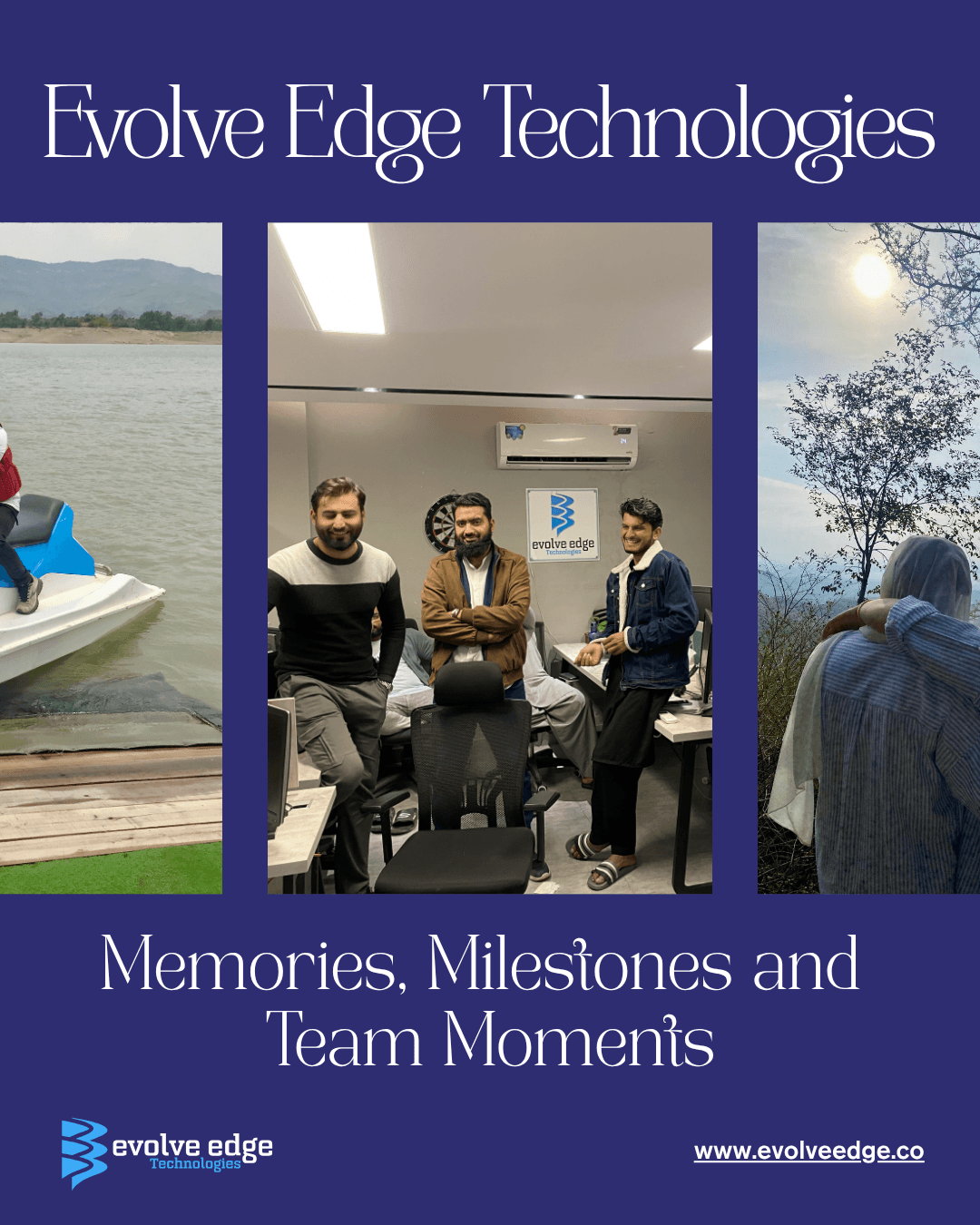 Evolve Edge leadership team at the office